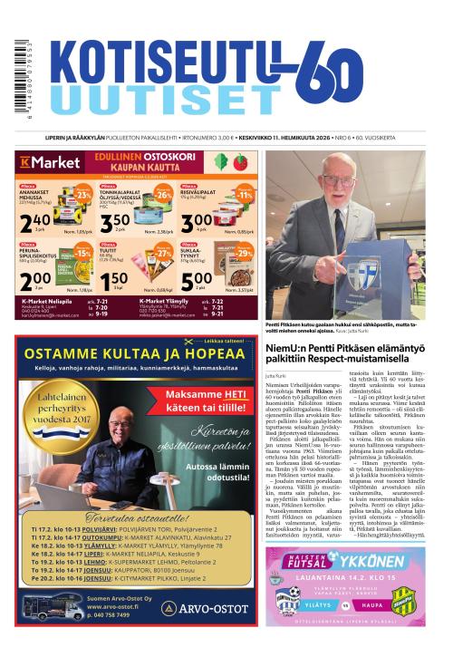 Kotiseutu-uutiset 11.2.2026