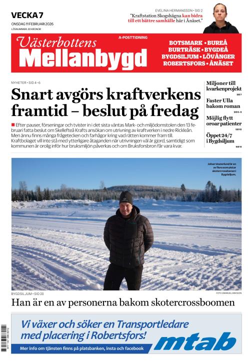 Västerbottens Mellanbygd (SE) 11.2.2026