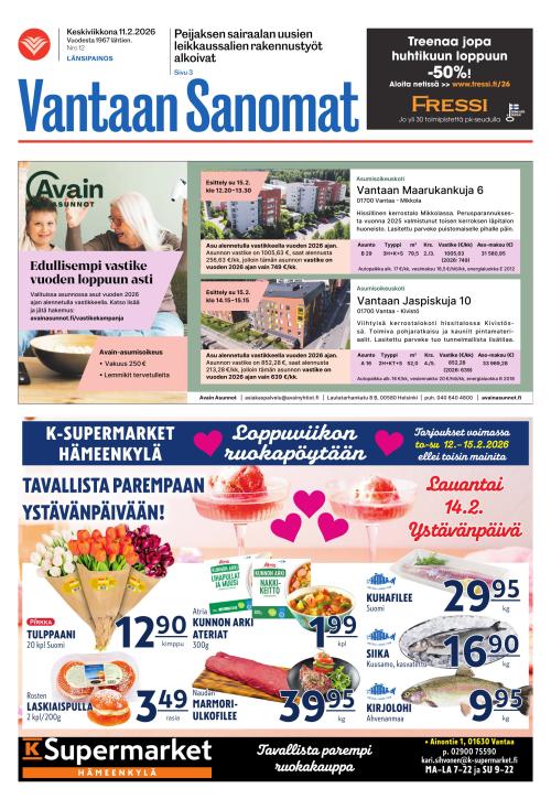 Vantaan Sanomat (Länsi) 11.2.2026