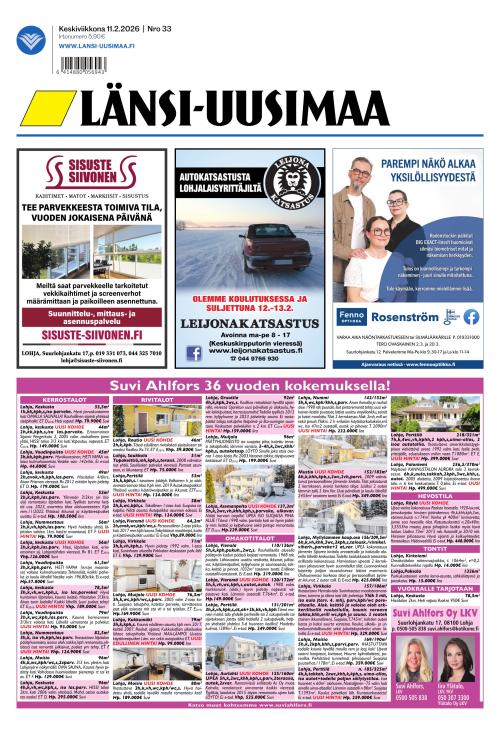 Länsi-Uusimaa 11.2.2026