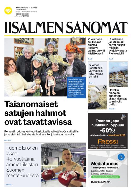 Iisalmen Sanomat 11.2.2026