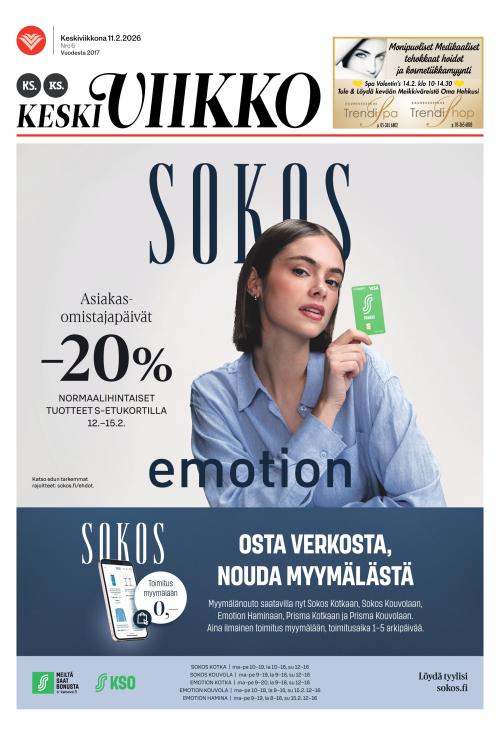 KS Keskiviikko (Kouvolan Sanomat ja Kymen Sanomat -liitteet) 11.2.2026