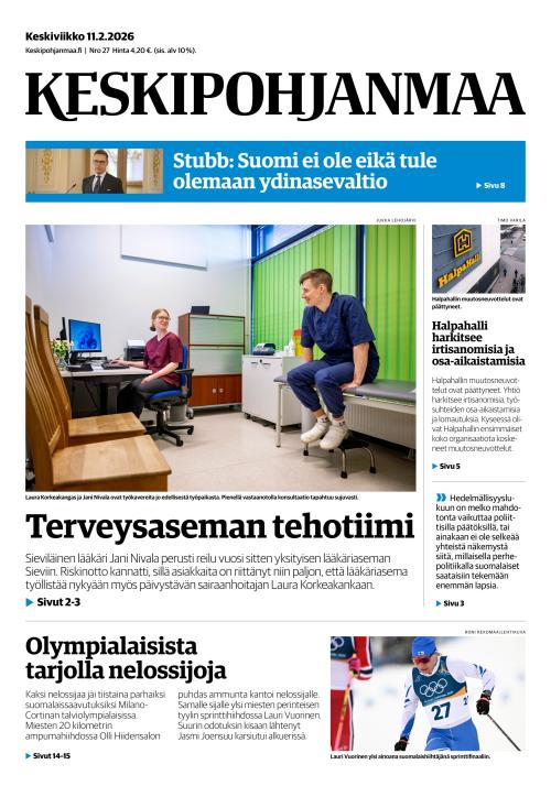 Keskipohjanmaa 11.2.2026