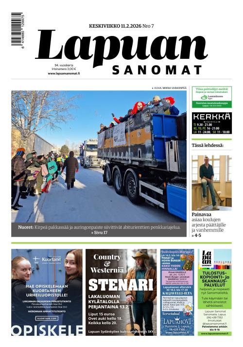 Lapuan Sanomat 11.2.2026
