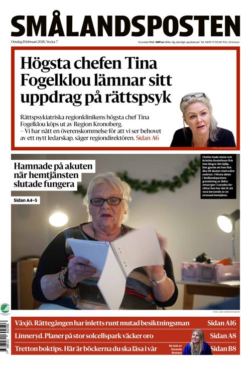 Smålandsposten 11.2.2026