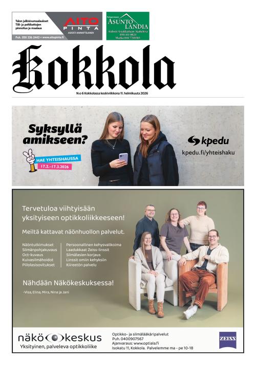 Kokkola-lehti 11.2.2026