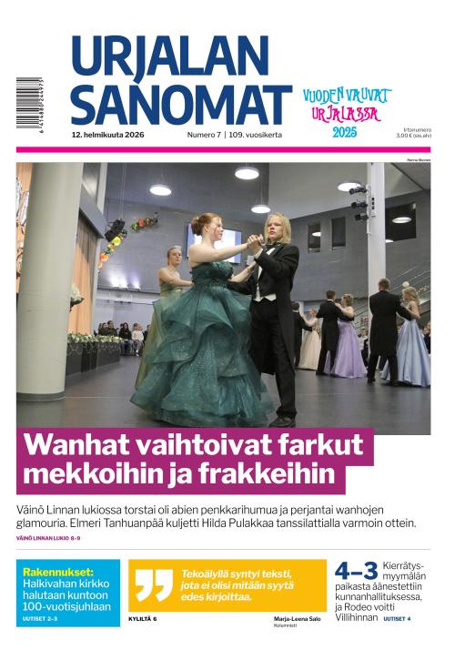Urjalan Sanomat 12.2.2026