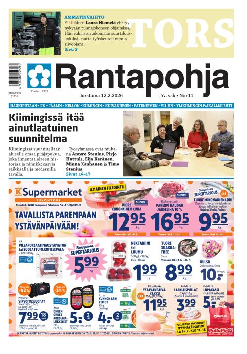 Rantapohja 12.2.2026