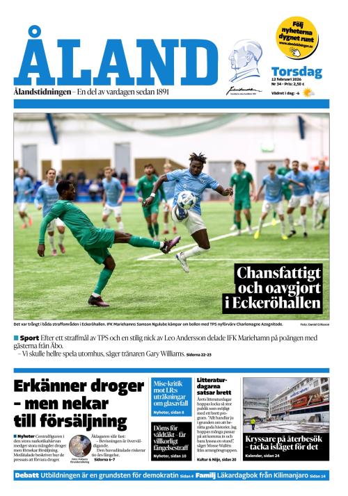 Ålandstidningen 12.2.2026
