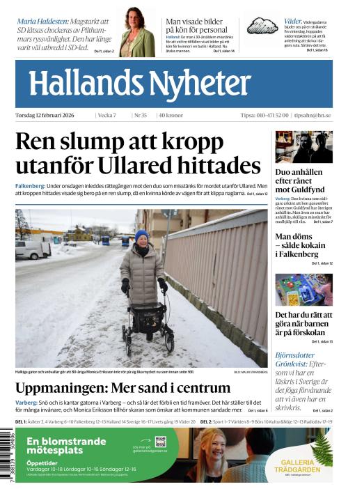 Hallands Nyheter 12.2.2026