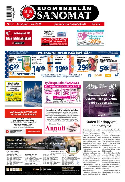 Suomenselän Sanomat 12.2.2026