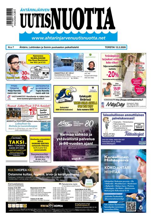 Ähtärinjärven Uutisnuotta 12.2.2026