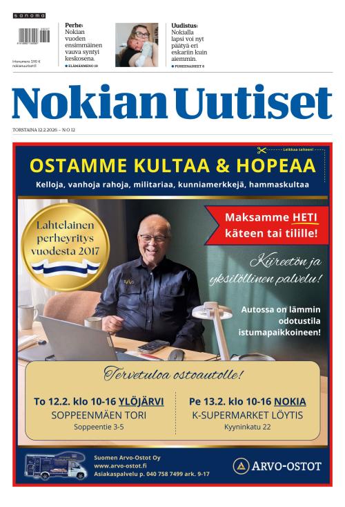 Nokian Uutiset 12.2.2026