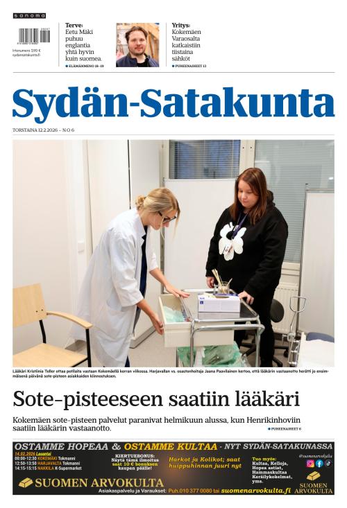 Sydän-Satakunta ja Jokilaakso 12.2.2026