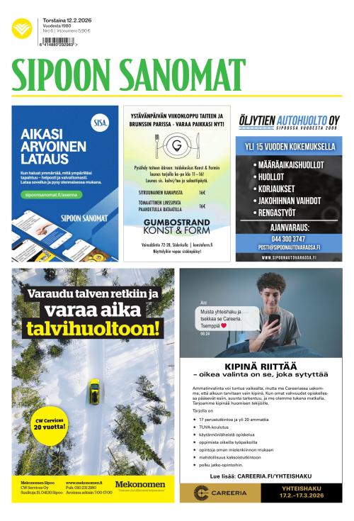 Sipoon Sanomat 12.2.2026