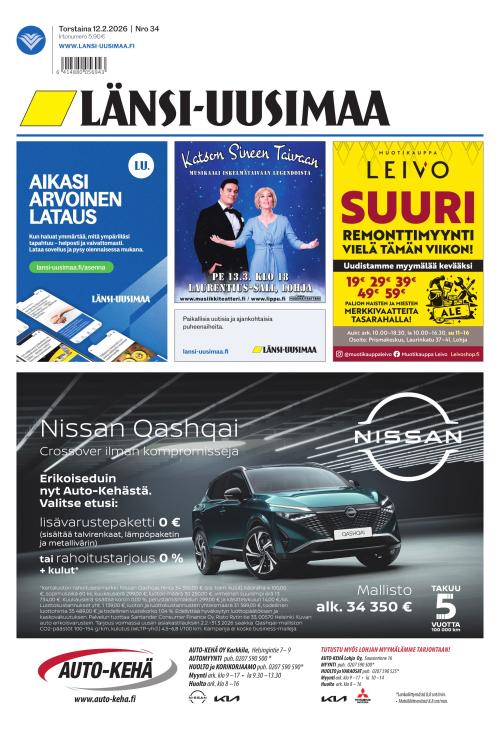 Länsi-Uusimaa 12.2.2026