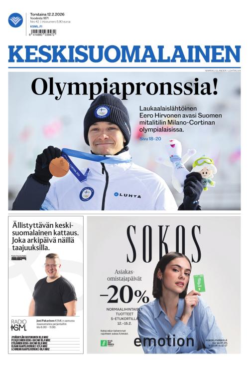 Keskisuomalainen 12.2.2026