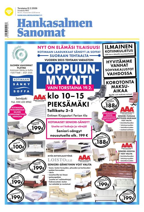 Hankasalmen Sanomat 12.2.2026