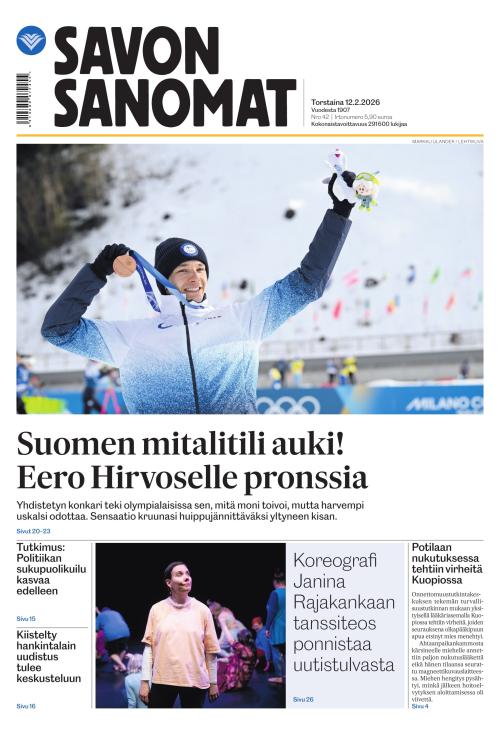 Savon Sanomat 12.2.2026