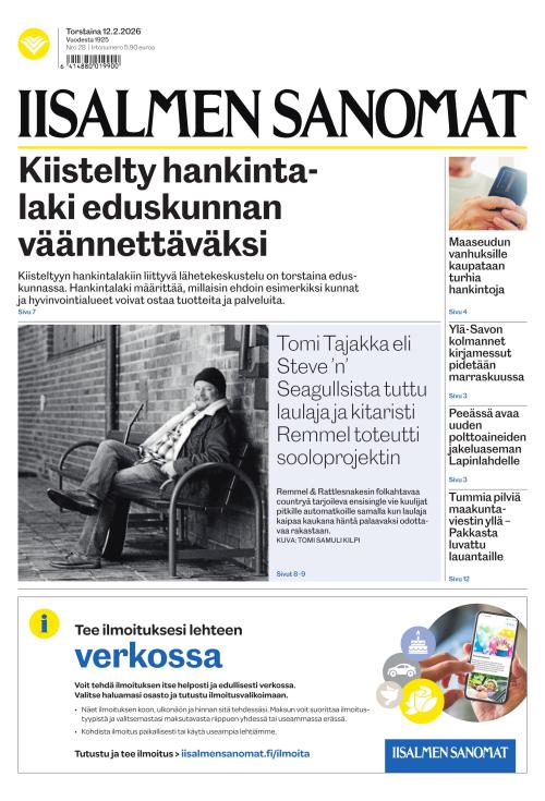 Iisalmen Sanomat 12.2.2026