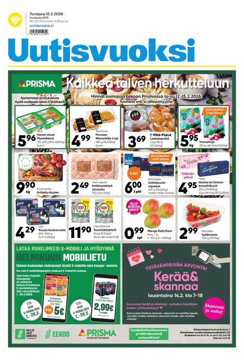 Uutisvuoksi 12.2.2026