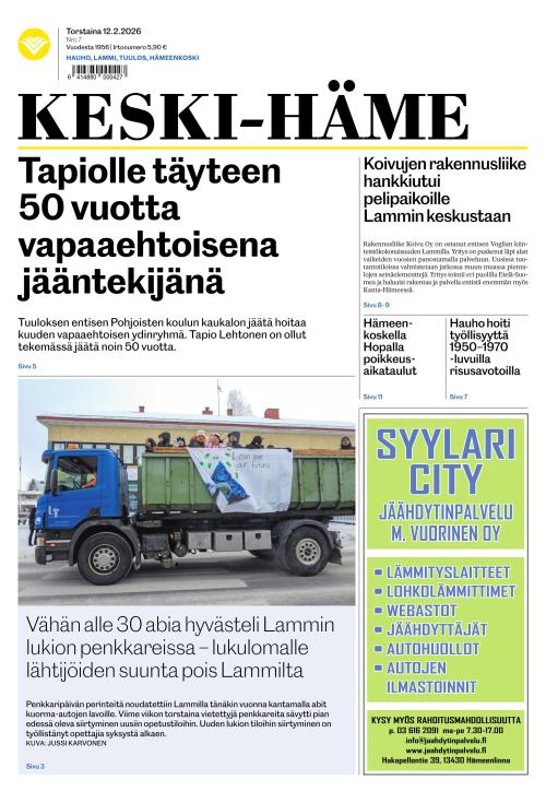 Keski-Häme 12.2.2026