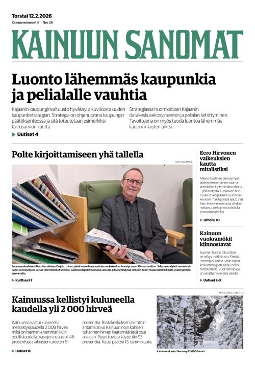 Kainuun Sanomat 12.2.2026