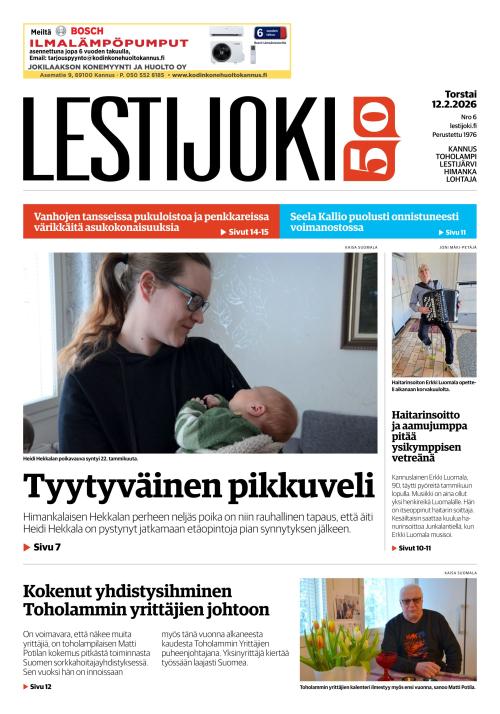 Lestijoki-lehti 12.2.2026