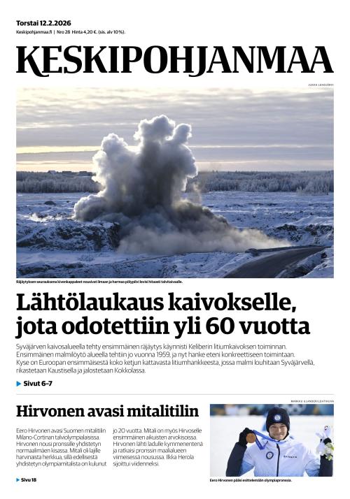 Keskipohjanmaa 12.2.2026