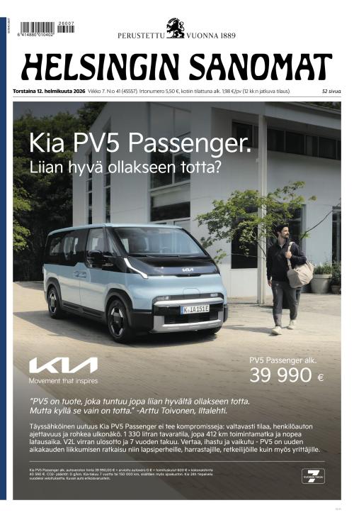 Helsingin Sanomat 12.2.2026