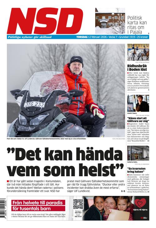 Norrländska Socialdemokraten 12.2.2026