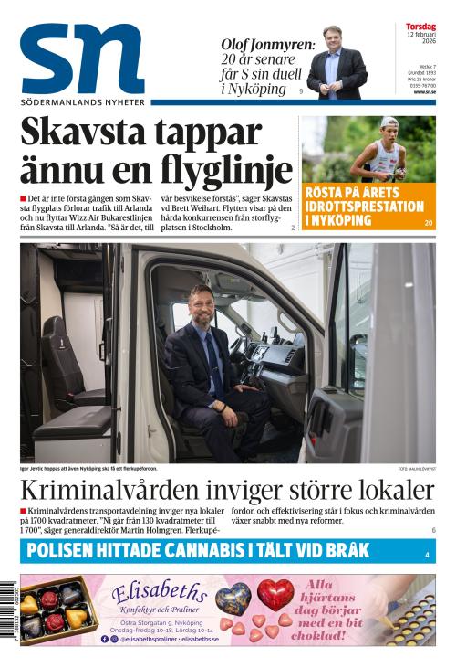Södermanlands Nyheter 12.2.2026