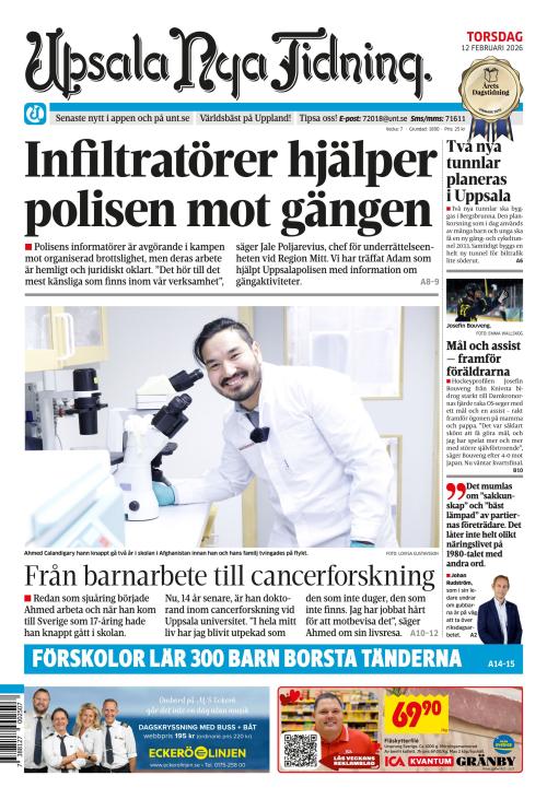 Upsala Nya Tidning 12.2.2026