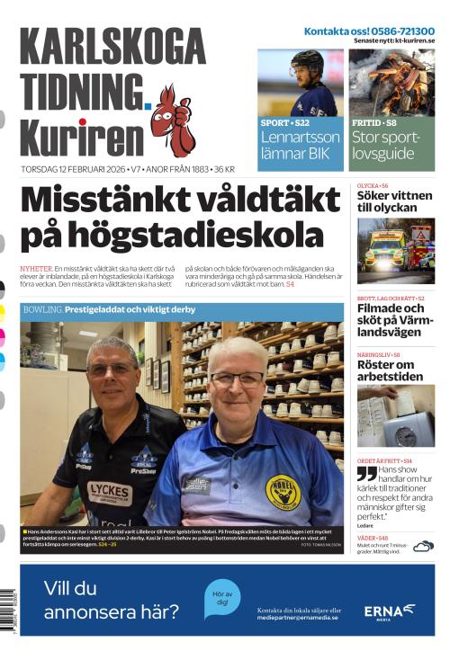Karlskoga Tidning-Kuriren 12.2.2026