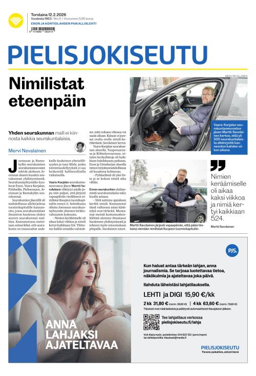 Pielisjokiseutu 12.2.2026