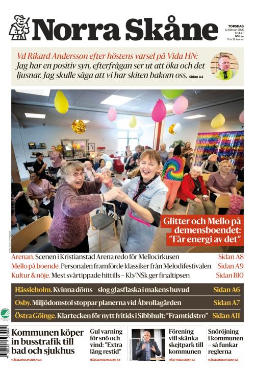 Norra Skåne 12.2.2026