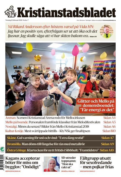 Kristianstadsbladet 12.2.2026