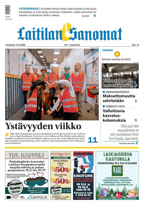Laitilan Sanomat 13.2.2026
