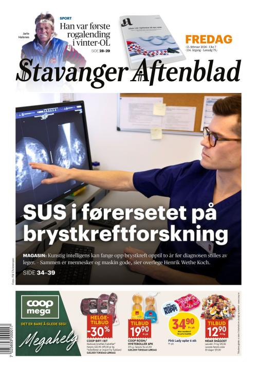 Stavanger Aftenblad 13.2.2026