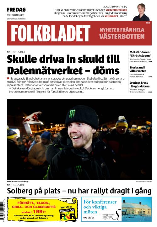 Folkbladet (Västerbotten) (SE) 13.2.2026