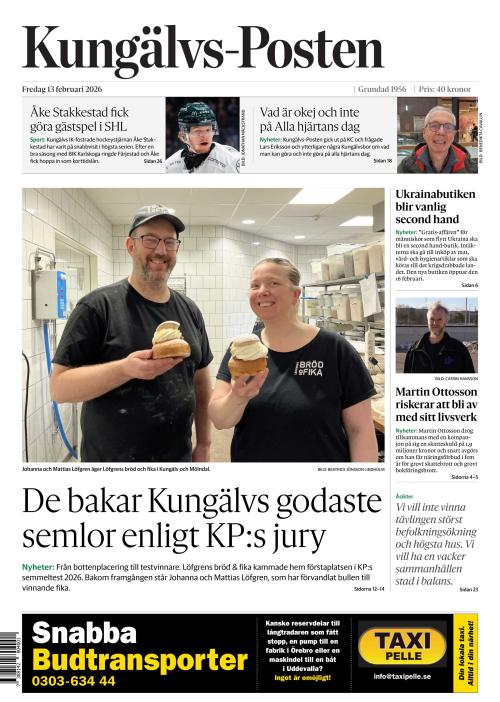 Kungälvs-Posten 13.2.2026