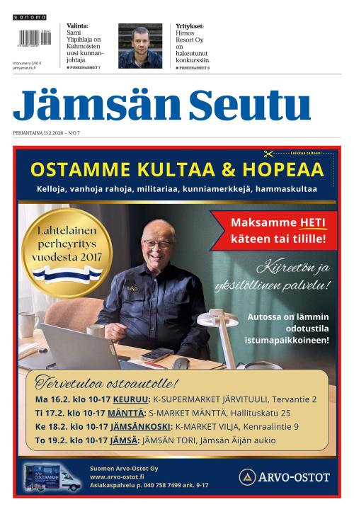 Jämsän Seutu ja Vekkari 13.2.2026