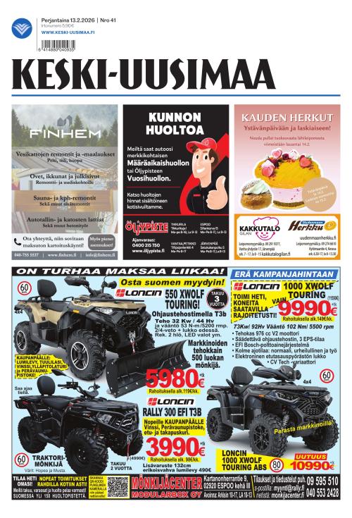 Keski-Uusimaa 13.2.2026