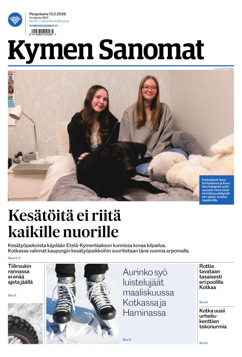 Kymen Sanomat 13.2.2026