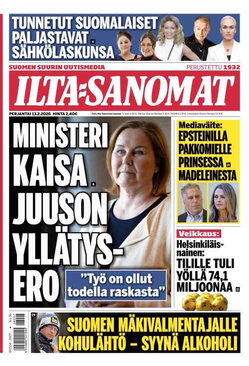 Ilta-Sanomat 13.2.2026