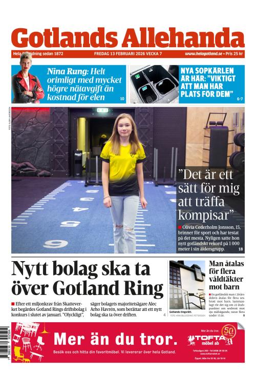 Gotlands Allehanda 13.2.2026