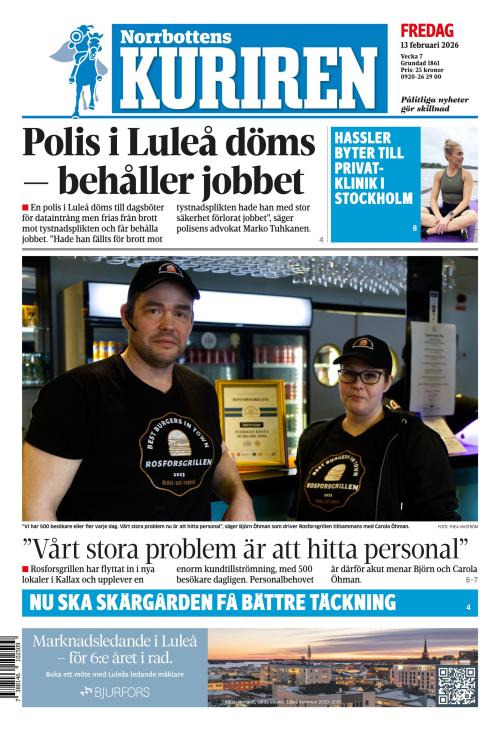 Norrbottens-kuriren 13.2.2026