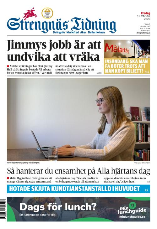 Strengnäs Tidning 13.2.2026