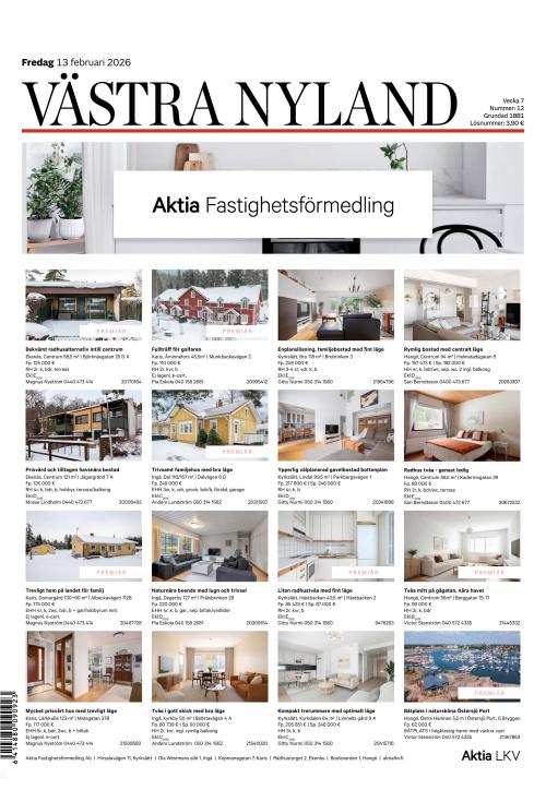 Västra Nyland 13.2.2026