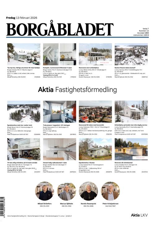 Borgåbladet 13.2.2026
